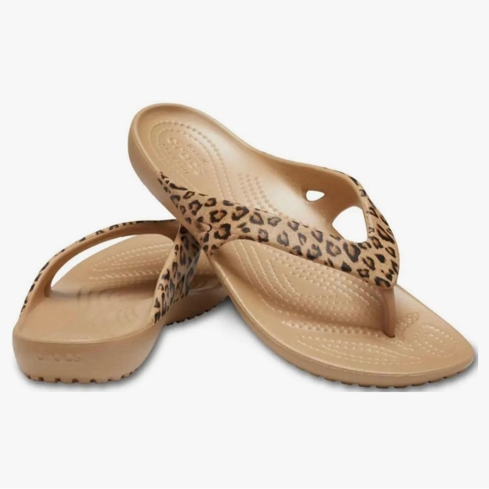 Women's Kadee II Leopard Flip Flops